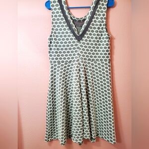 Pixley gray and white mini dress. Sz L